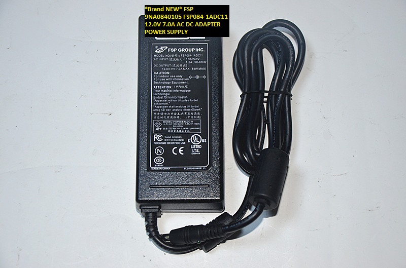 *Brand NEW* FSP 9NA0840105 FSP084-1ADC11 12.0V 7.0A AC DC ADAPTER POWER SUPPLY